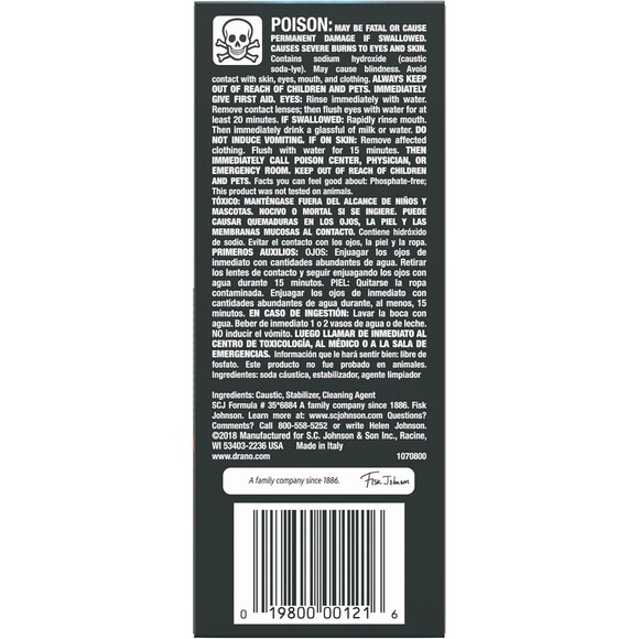 Pack of 2 Drano Kitchen Granules Drain Clog Remover & Cleaner Unclogs Grease Oil - Picture 3 of 11